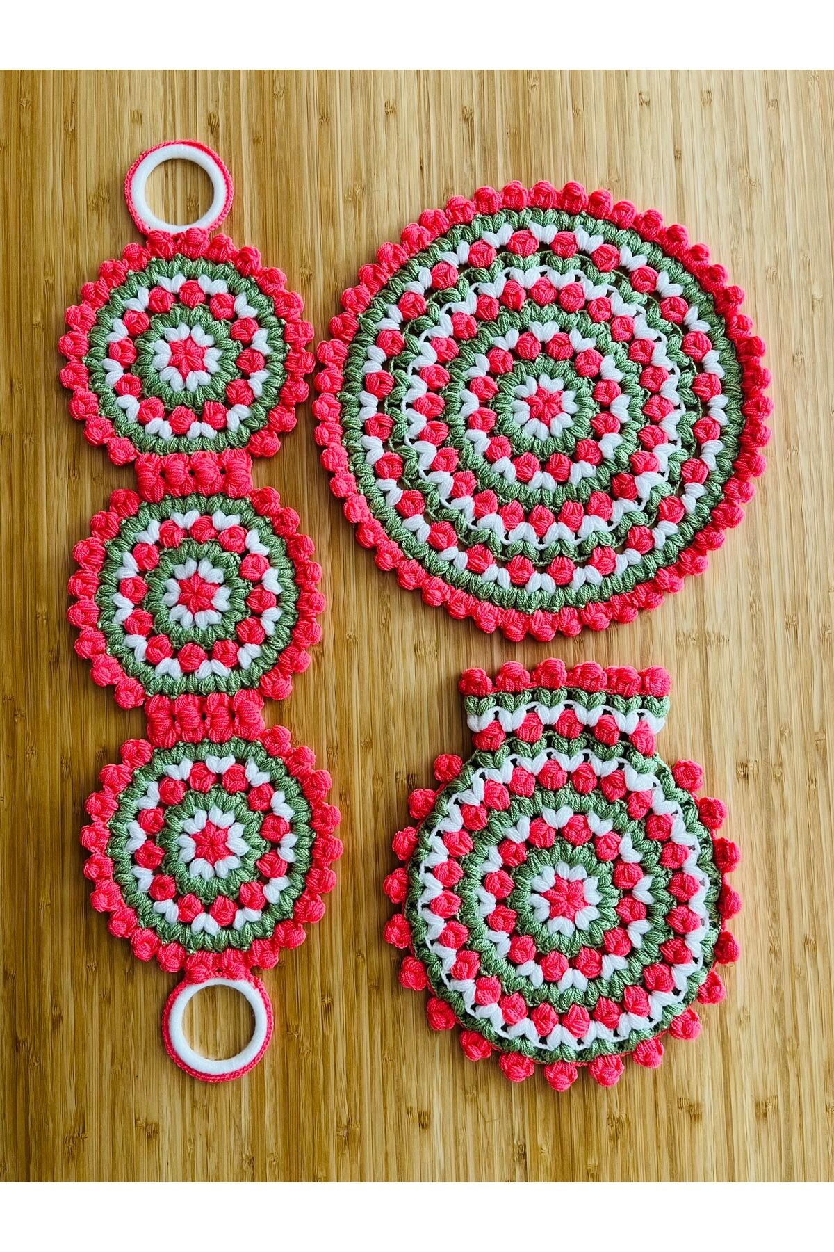 Çeyizlik Ve Banyo Lif Takımı 3'lü Set.