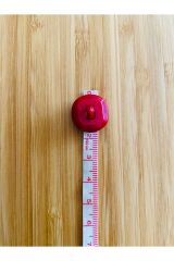 Hırka, Yelek, Entari, Ferace ve Pantolon İtalyan Model Düğme. 18mm. 5'li Pkt. Renk: Kırmızı.