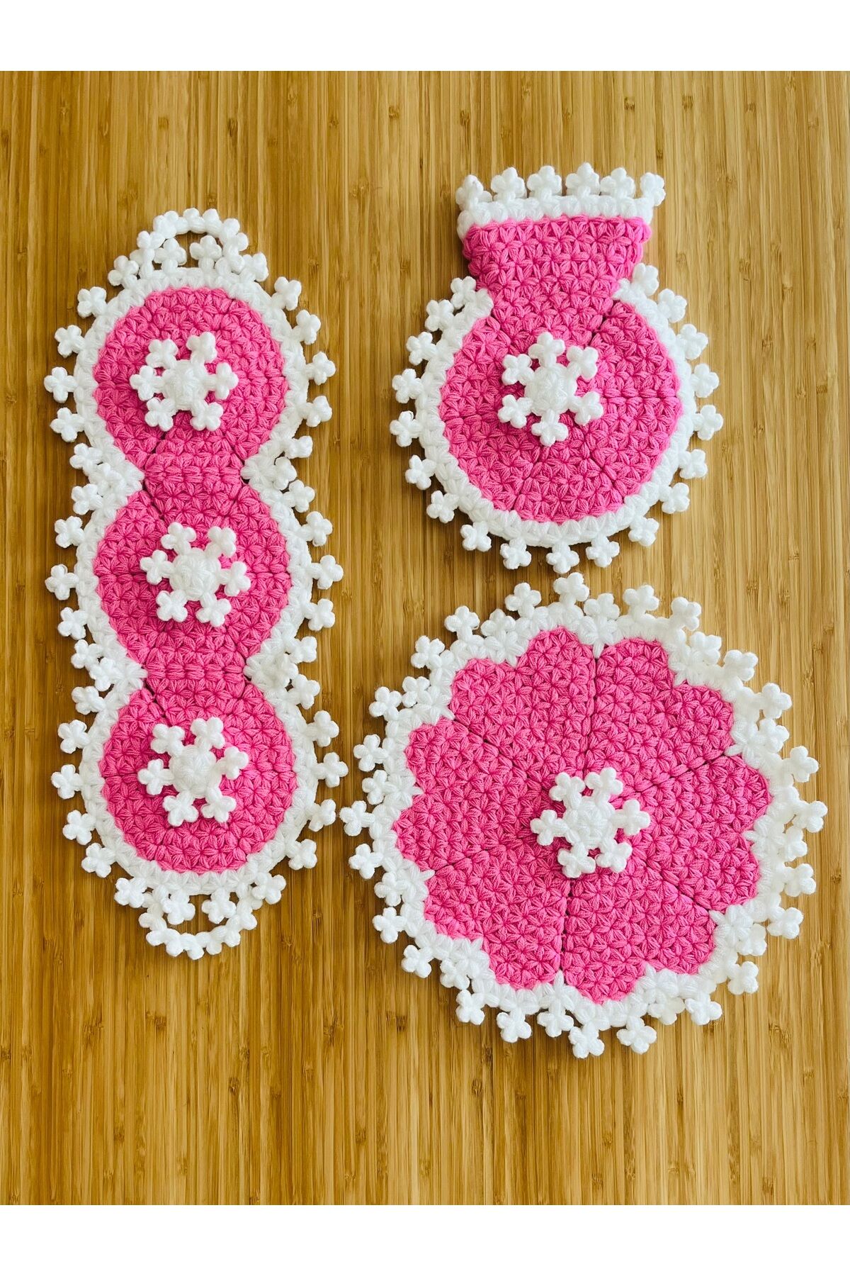 Çeyizlik Ve Banyo Lif Takımı 3'lü Set.