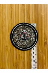 7 x 7 cm Taşlı, Ütü ve Dikiş ile Montaj Edilen Apolet ve Arma. (Yama değildir)