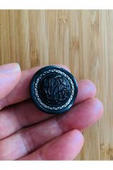 Hırka, Yelek, Entari, Ferace Ve Pantolon İtalyan Model Düğme. 30 mm. 5'li Pkt. Renk: Kızıl Siyah.