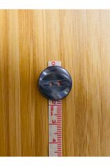 Hırka, Yelek, Entari, Ferace ve Pantolon Sedef Düğme. 18mm. 6'lı Pkt. Renk: Koyu Gri.