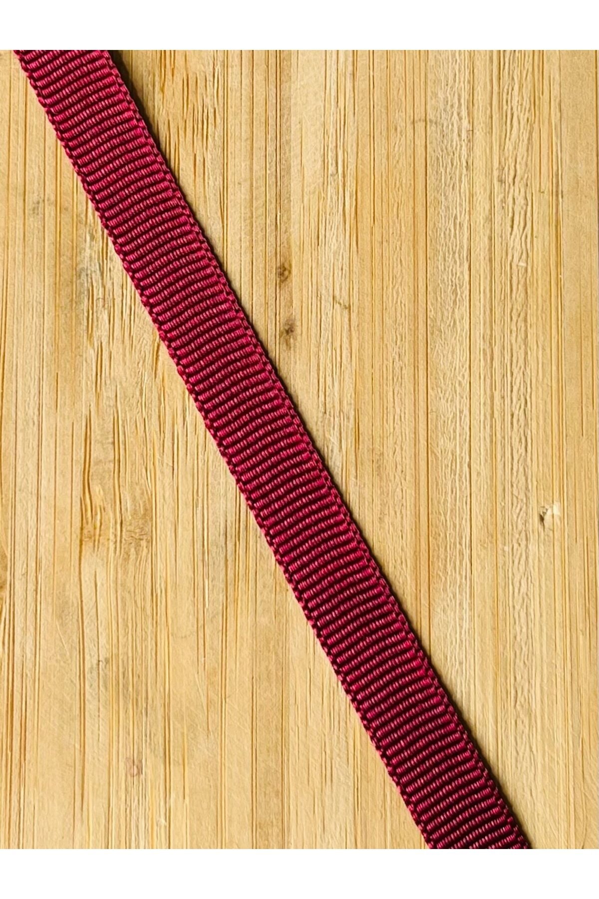 1cm. 5metre. Grogren Kurdele. Bordo