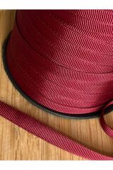 1cm. 5metre. Grogren Kurdele. Bordo