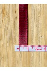 1cm. 5metre. Grogren Kurdele. Bordo