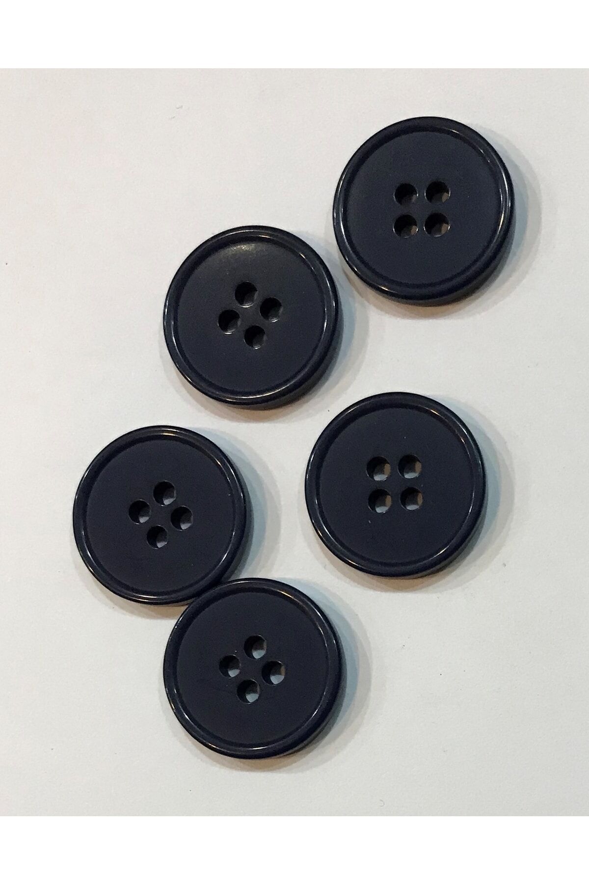 Yelek, Hırka Ve Ceket Düğmesi. 2cm 5'li Pkt. Lacivert.