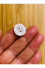 Hırka, Yelek, Entari, Ferace Ve Pantolon Sedef Görünümlü Düğme. 18mm. 6'lı Pkt. Renk: Beyaz.