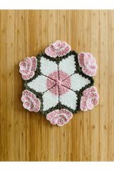 Çeyizlik Ve Banyo Lif Takımı 3'lü Set. Renk: Pudra Krem Yeşil