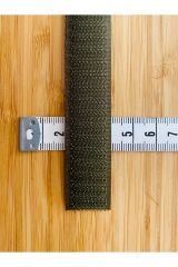2 cm Asker yeşili Cırt Güçlü Cırtlı Bant 1 metre. Asker yeşili