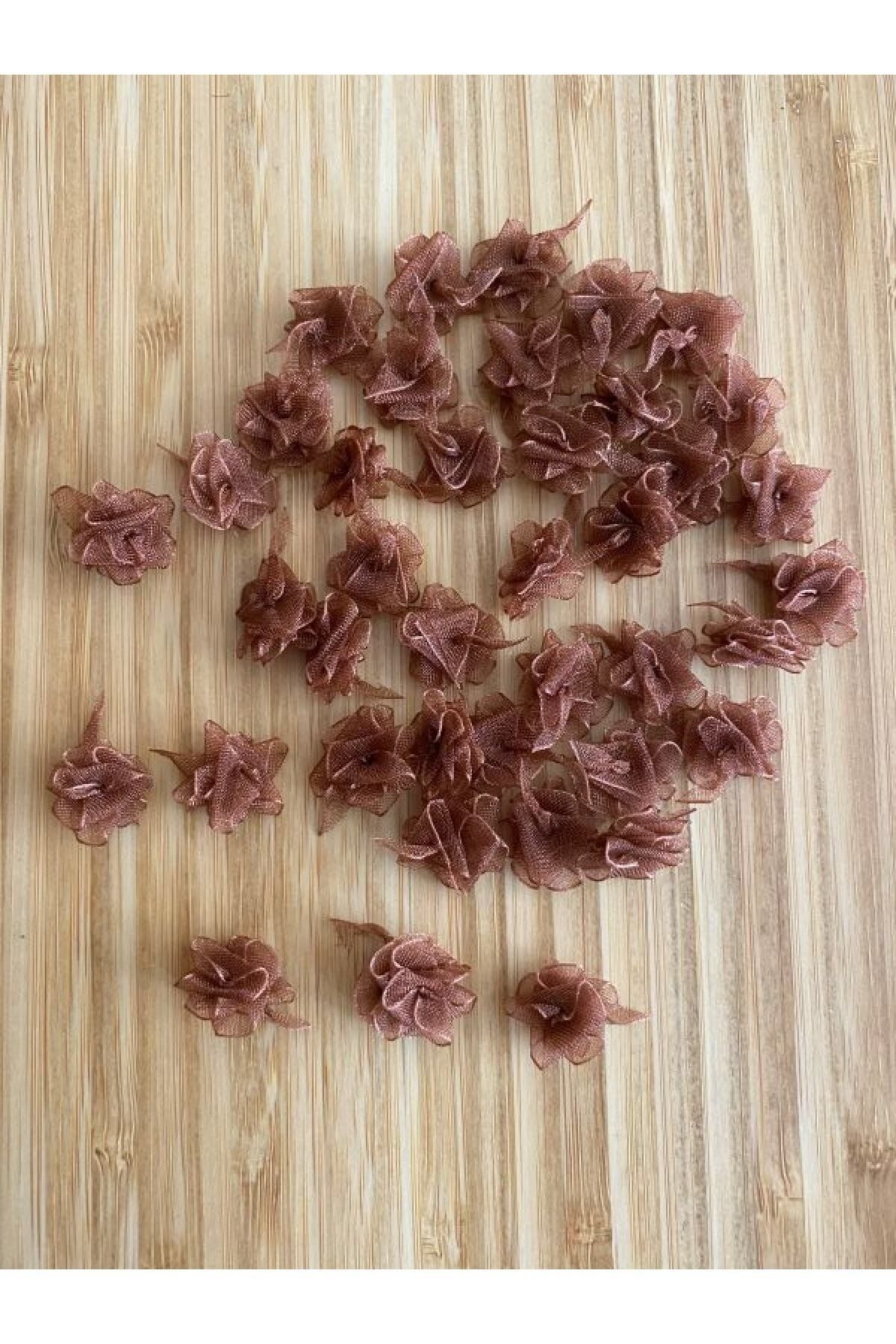 Organze Gül Oya Ve Abiye Işleme 17mm. 40 Adet.