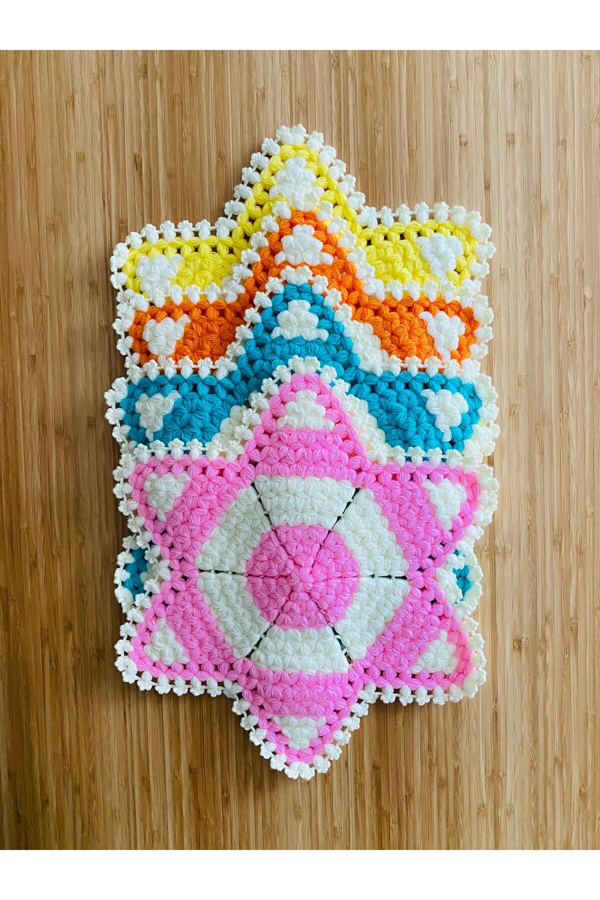 Çeyizlik Ve Banyo Lif Takımı 4'lü Set. Yıldız Modeli. 38cm. 4 aynı desenden farklı renkler.