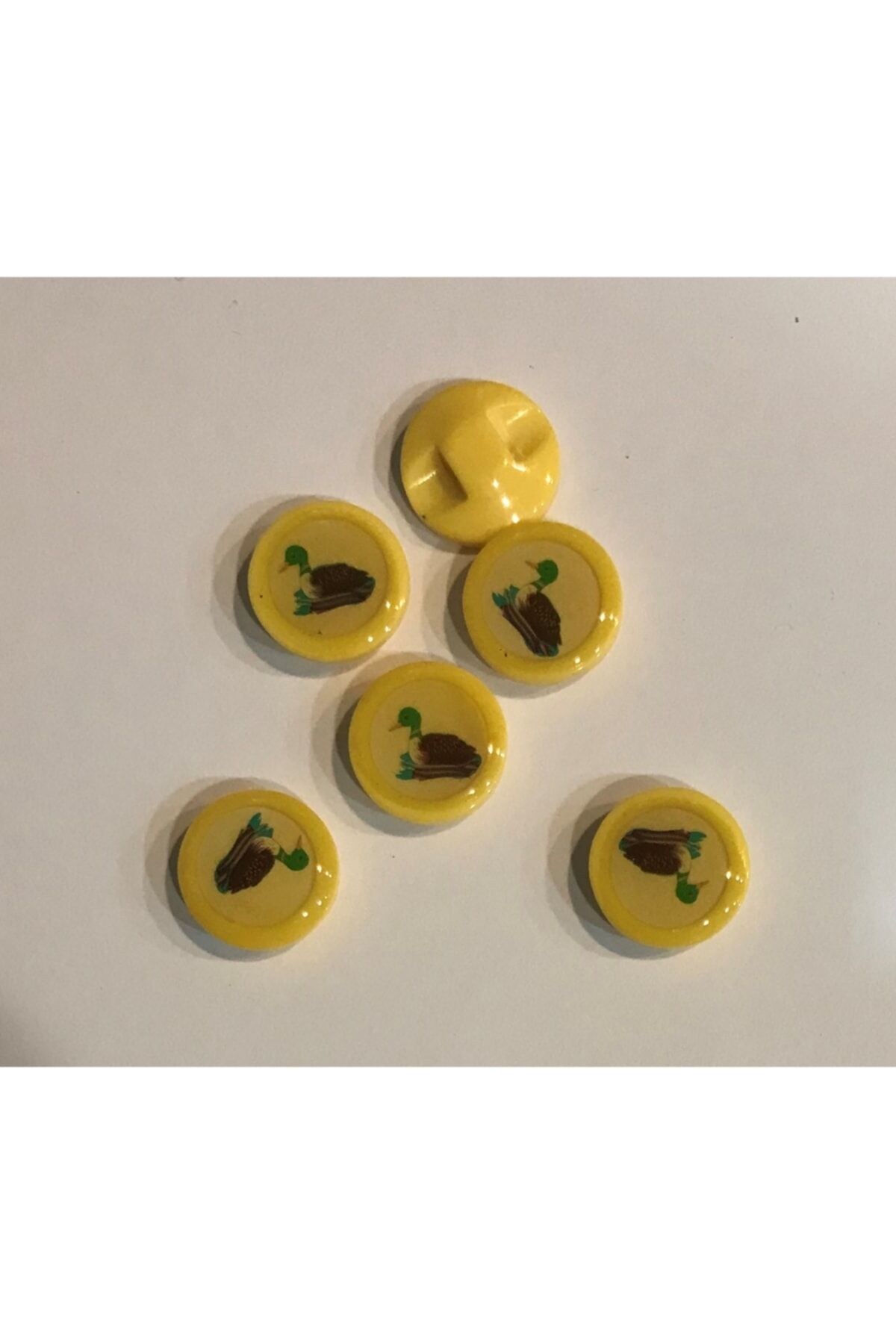 Yeşilbaş Ördek Bebe Düğmesi. 1.4cm. 6'lı Paket.