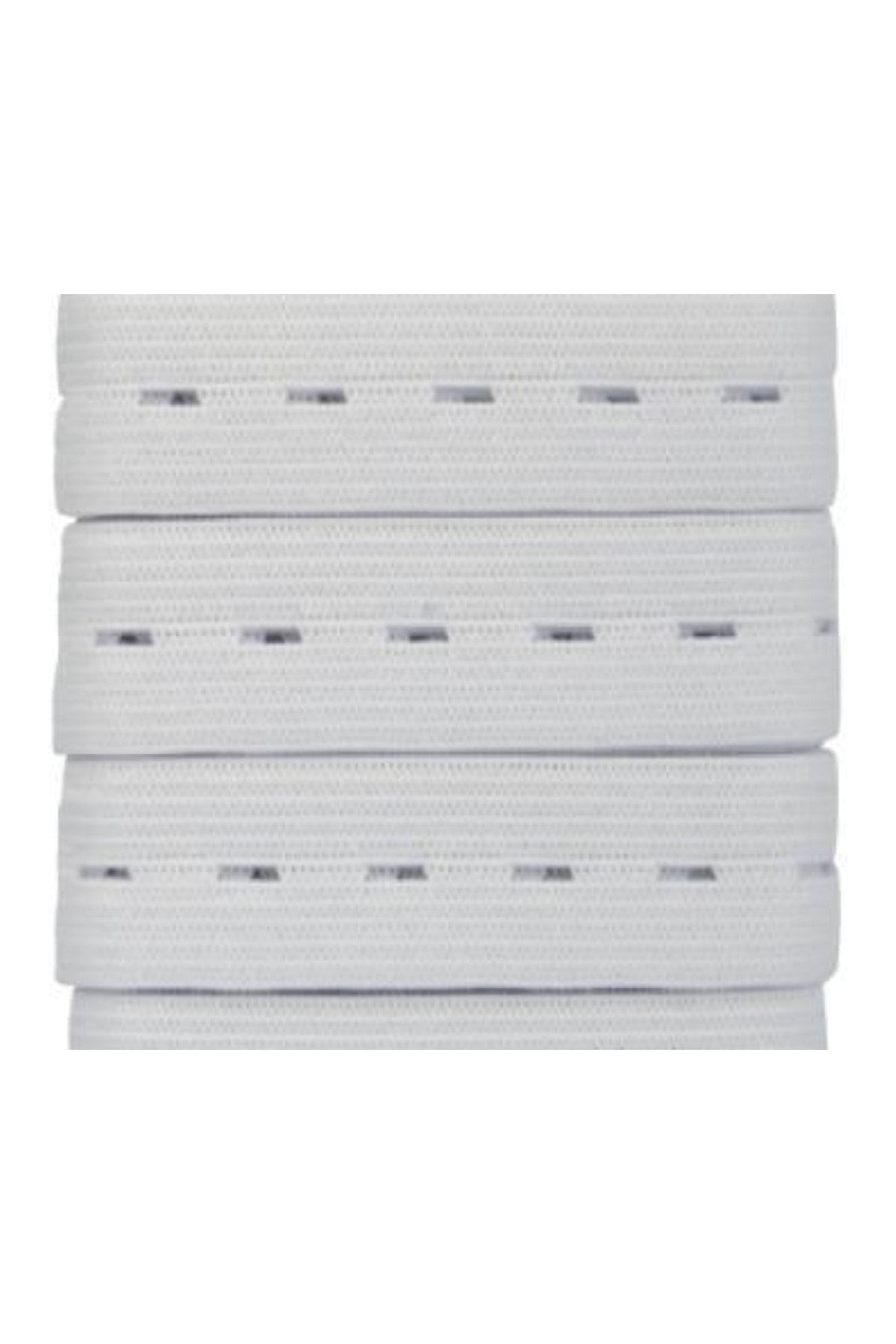 Ilikli Lastik Eni:2cm. Beyaz 2 Metre