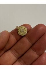 Ince Kaplama Tuğra Plastik Pul 13mm. Tahmini 220 Adet Civarı. Gold.