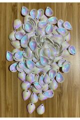 Abiye, Yazma, Halay Mendili, Vb.işleme. Pleksi Çukur Damla Pul. 11mmx15mm. 20gr. Takriben 125 ad.