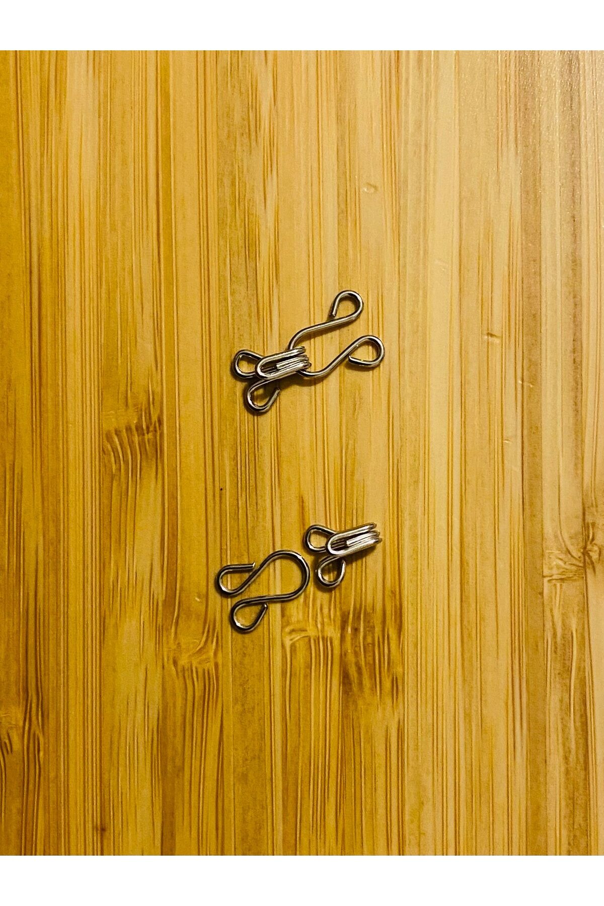 Agraf Kopça Metal Gümüş No: 1  10 Adet.