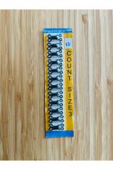 Agraf Kopça Metal Siyah No: 3  12 Adet. Siyah.