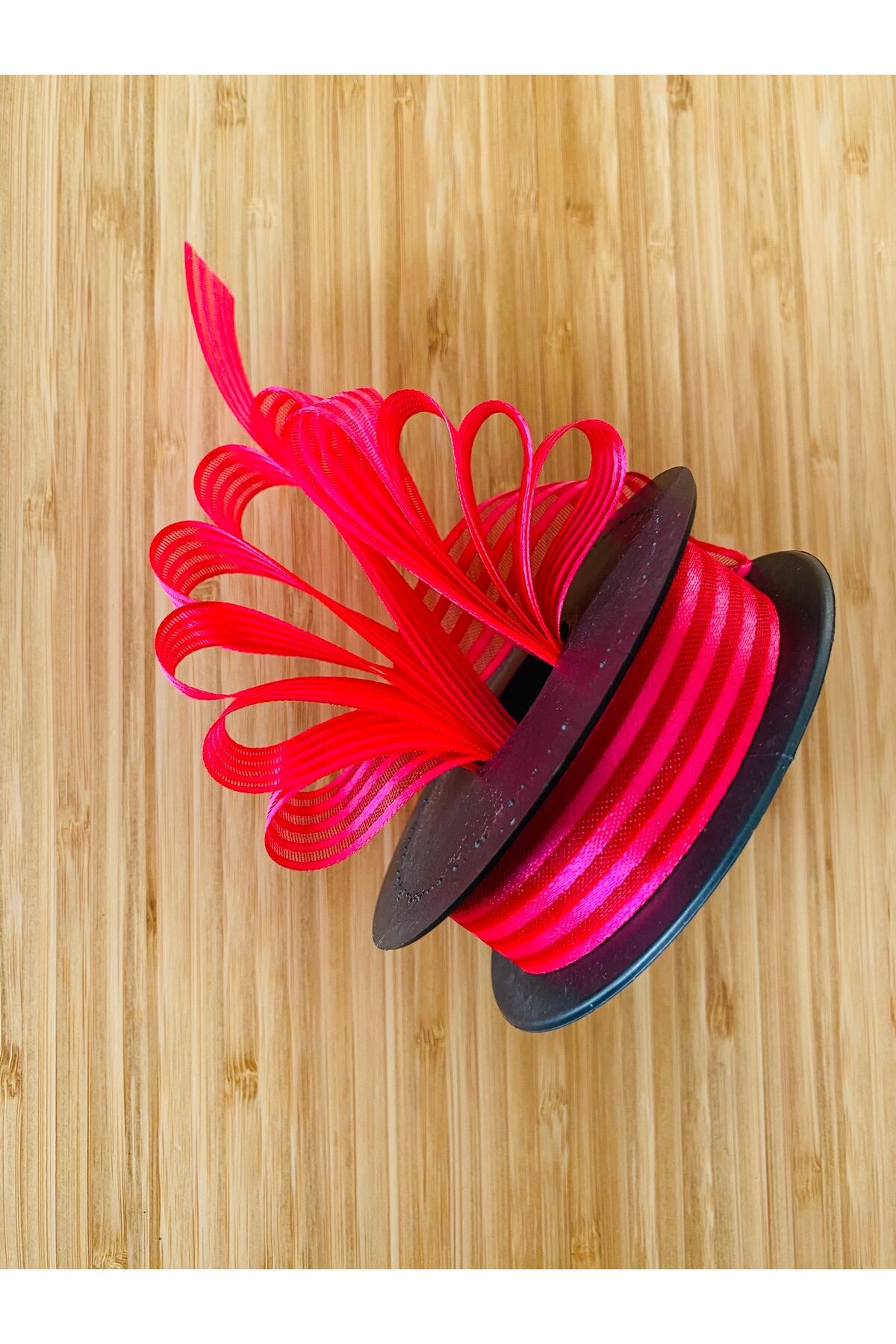 Çizgili Şifon Kurdale 2.5cm x 20metre. Renk No:10