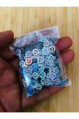 Yuvarlak Ayyıldız Jan Jan Gri. Pleksi Kalın Pul. 20gr