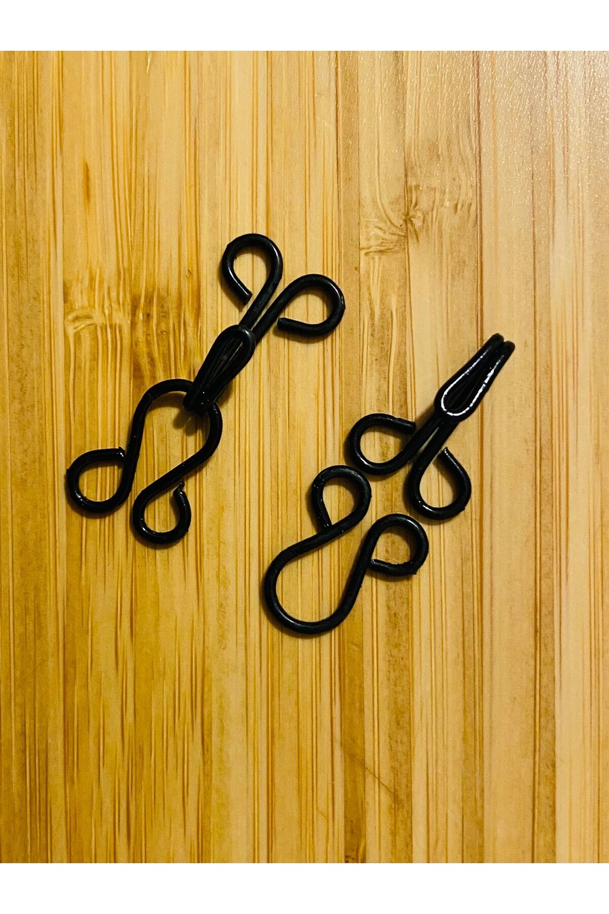 Agraf Kopça Metal Siyah No: 4  5 Adet.