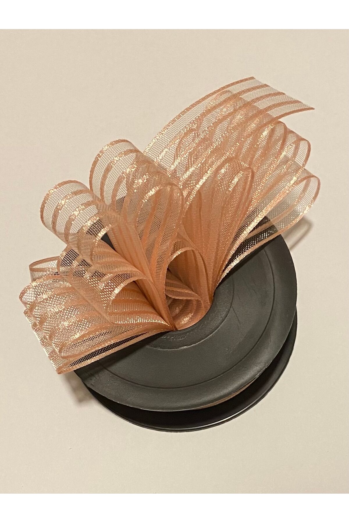 Çizgili şifon kurdele (Kurdale) 2.5cm x 20metre. Renk No:11