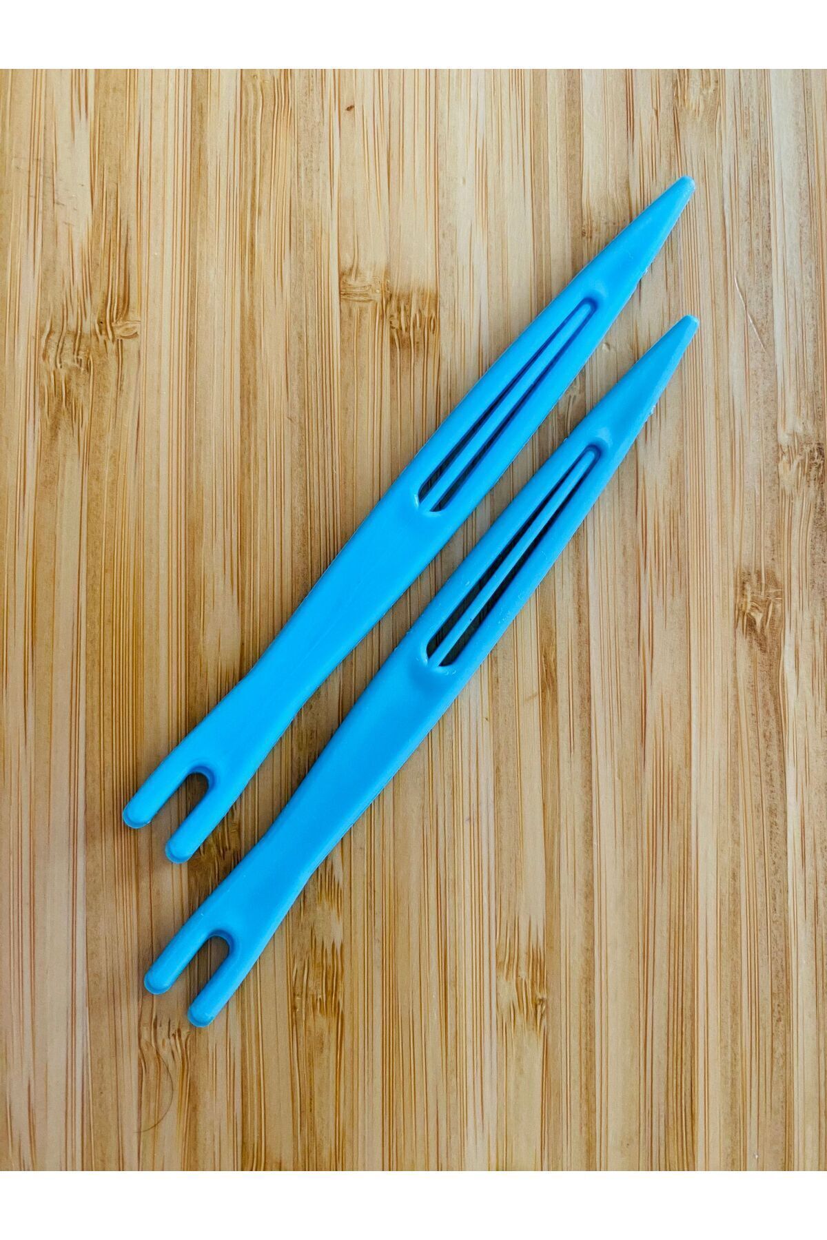 Ağ File Örgü Mekik Iğnesi. 2’li Set.