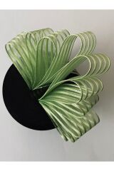 Çizgili şifon kurdele (Kurdale) 2.5cm x 20metre. Renk No:15