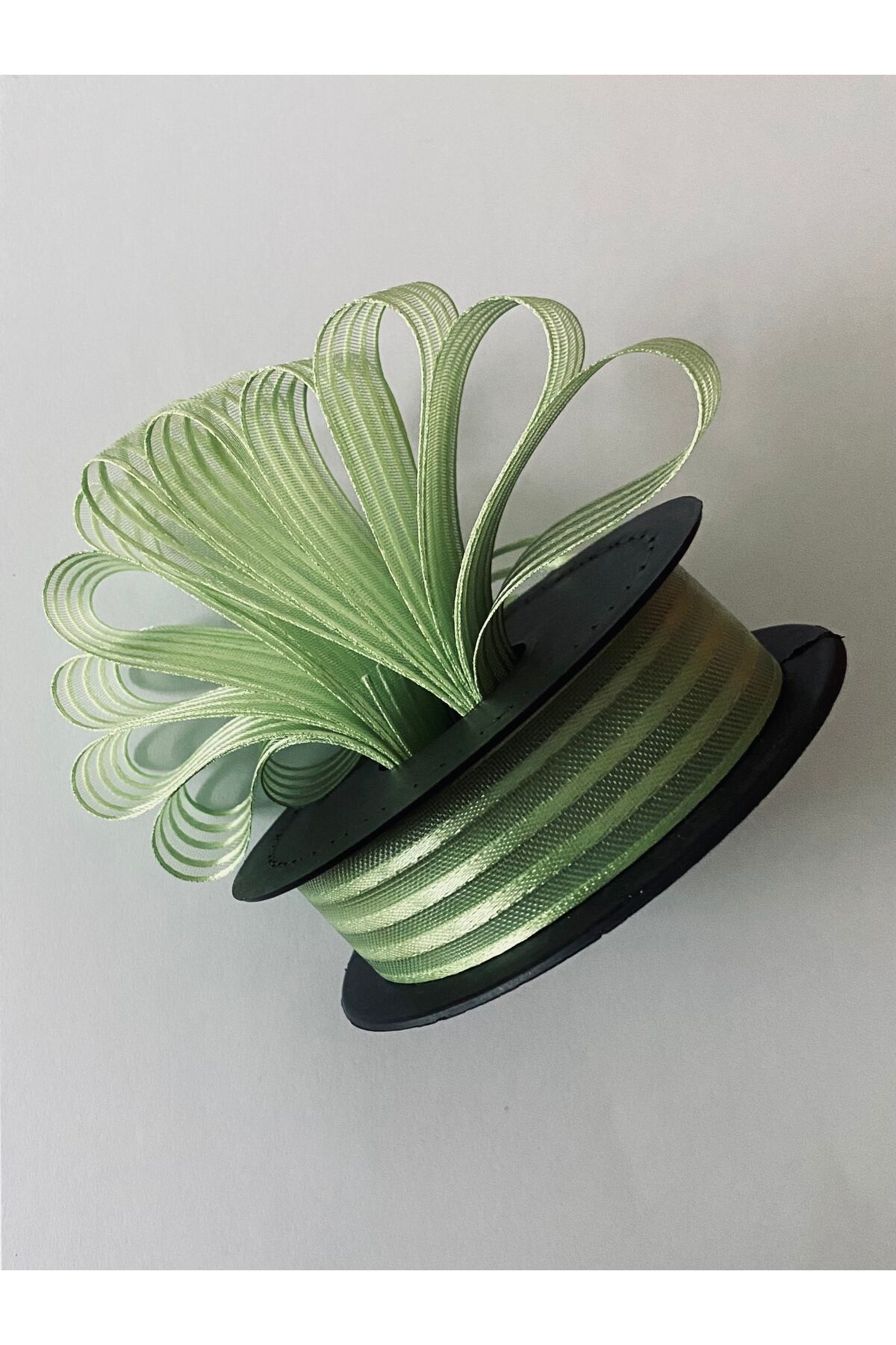 Çizgili şifon kurdele (Kurdale) 2.5cm x 20metre. Renk No:15