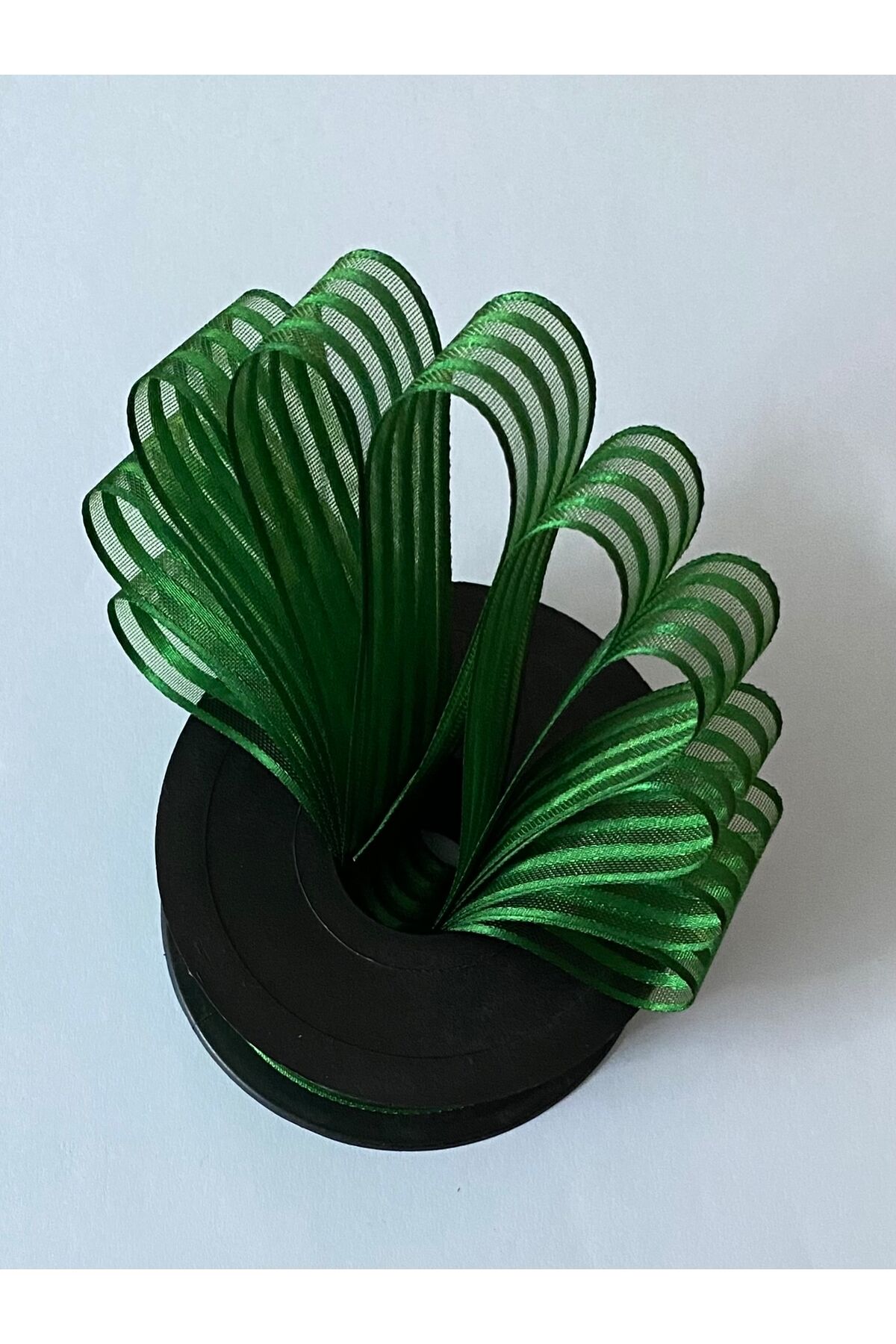 Çizgili şifon kurdele (Kurdale) 2.5cm x 20metre. Renk No:16