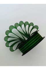 Çizgili şifon kurdele (Kurdale) 2.5cm x 20metre. Renk No:16