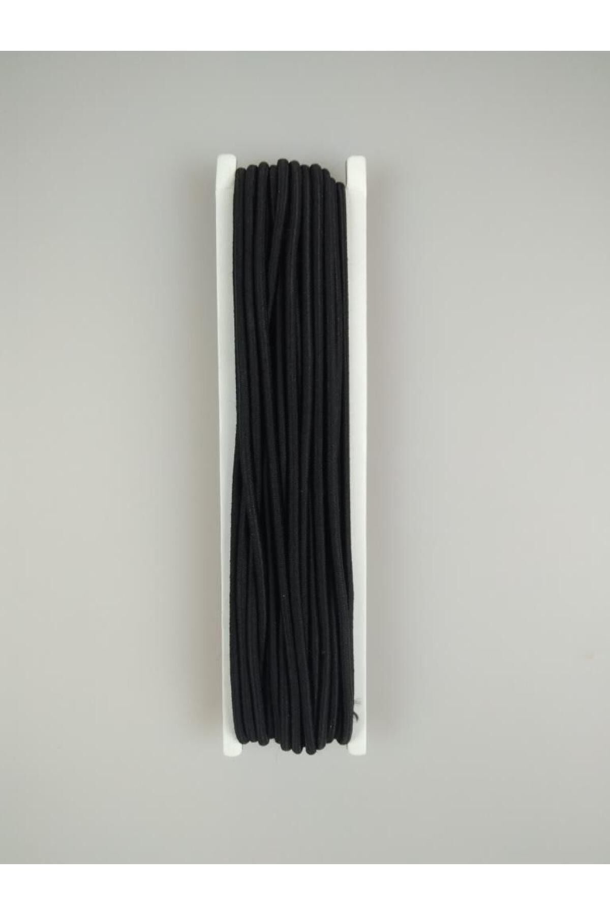 Yuvarlak Lastik 10 Metre Siyah