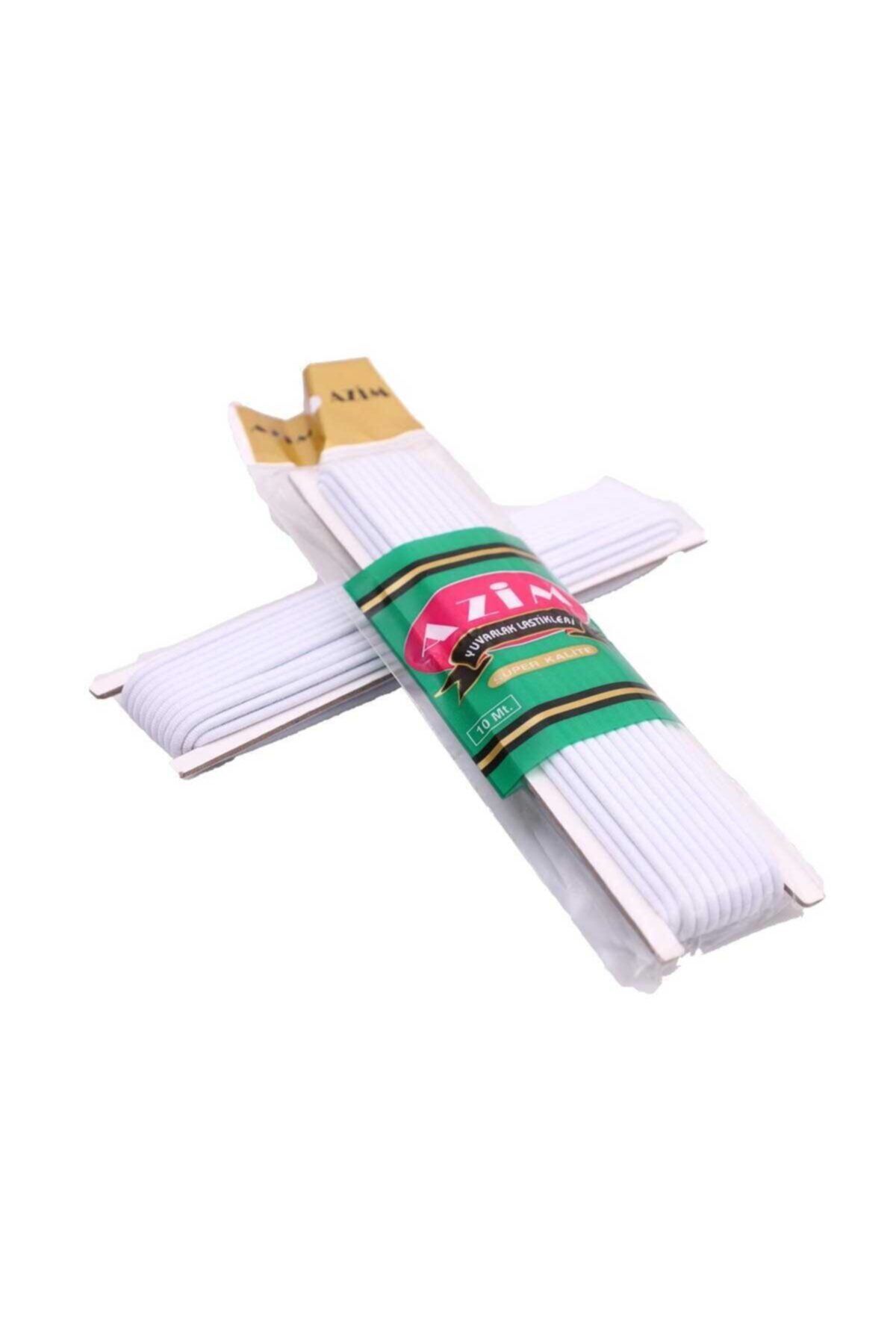 Yuvarlak Lastik 10 Mt Beyaz