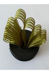 Çizgili şifon kurdele (Kurdale) 2.5cm x 20metre. Renk No:17