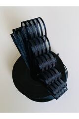 Çizgili şifon kurdele (Kurdale) 2.5cm x 20metre. Renk No:21