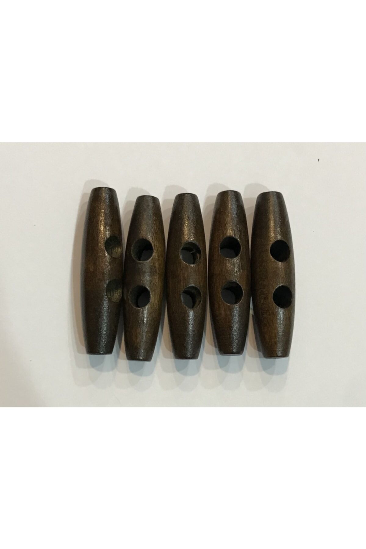 Ahşap Çoban Düğme. 5cm 5'li Pkt. Eskitme.