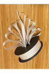 Çizgili şifon kurdele (Kurdale) 2.5cm x 20metre. Renk No:3