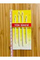 Yün örgü, çuval ağzı dikme, don, paça, etek, kapşon kordon ve lastik  plastik iğne. 4'lü paket.