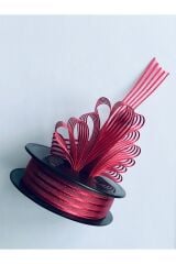 Çizgili şifon kurdele (Kurdale) 2.5cm x 20metre. Renk No:8A