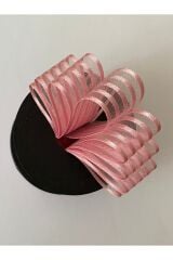 Çizgili şifon kurdele (Kurdale) 2.5cm x 20metre. Renk No:9