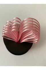 Çizgili şifon kurdele (Kurdale) 2.5cm x 20metre. Renk No:9