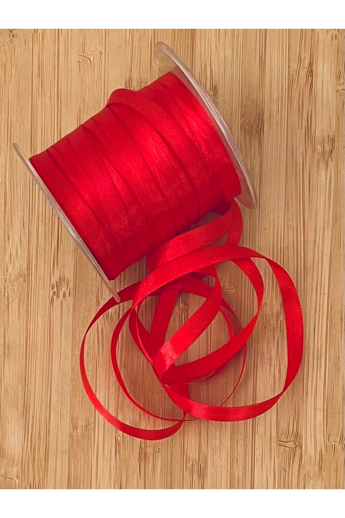 Ipek Nakış Kurdele 7mm 40,5 metre Renk No: 43 Kırmızı.