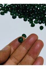 Zümrüt Yeşili Oya, Abiye, Takı, Örgü El Işleme Plastik Gözyaşı Damla Boncuk. 25gr. Tahmini 195 Adet.
