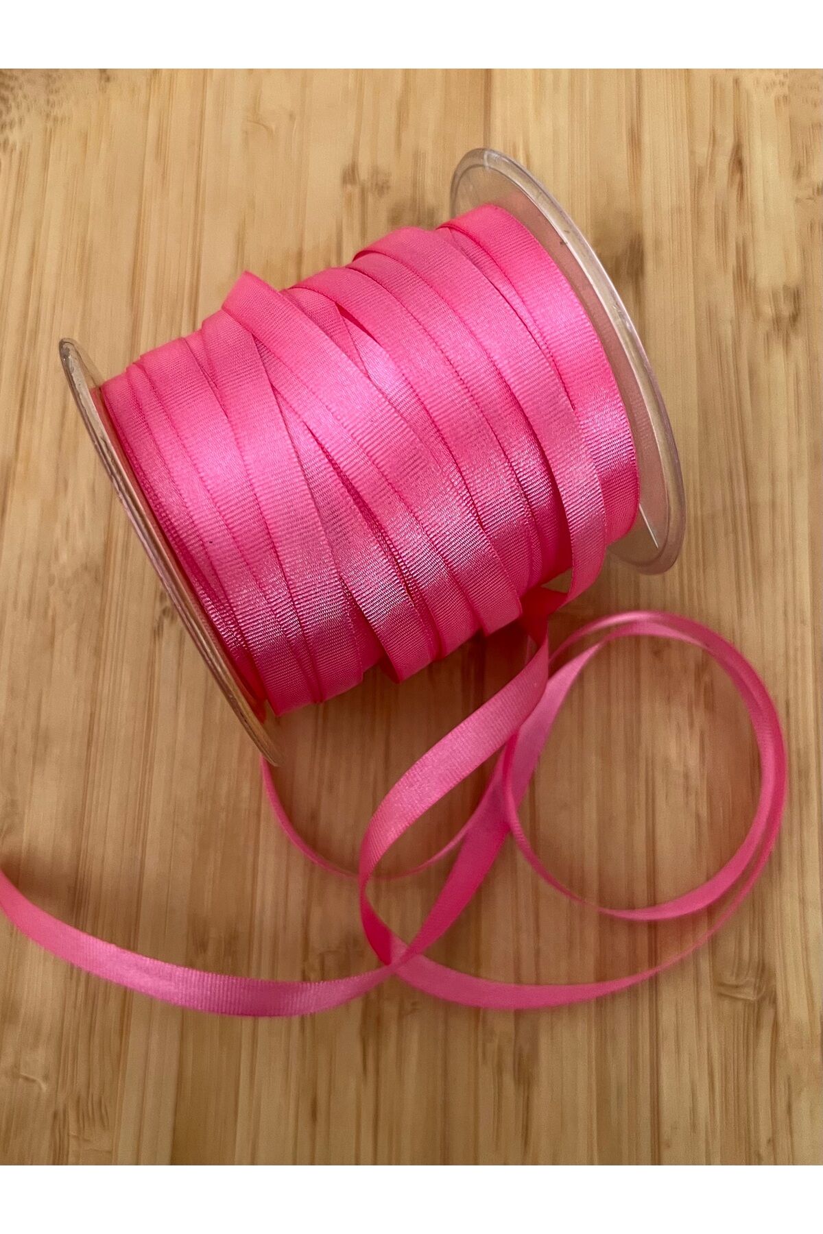 Ipek Nakış Kurdele 7mm 47 metre Renk No: 25 Pembe.