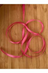 Ipek Nakış Kurdele 7mm 47 metre Renk No: 25 Pembe.