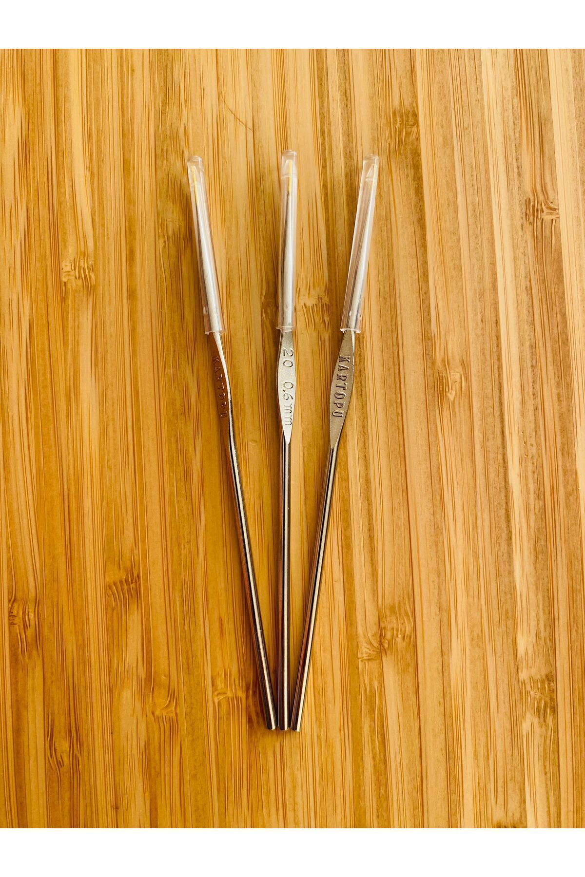 Oya Ve Dantel Metal Sapsız El Işi Tığ. No:13,15,20 3'lü Set.