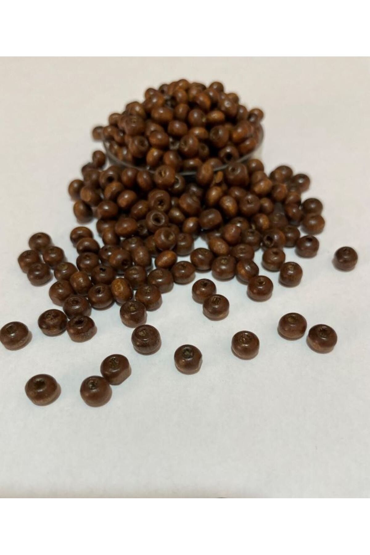 Ahşap Takı Boncuk Kahve. 15gr. No:4