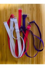 Çok Renkli Saten  3'lü Çıkarılabilir Sütyen Askısı.