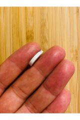 Dal Desenli Boyama Ahşap Düğme Dar Delikli. 13 mm.  6'lı Paket. Pembe.