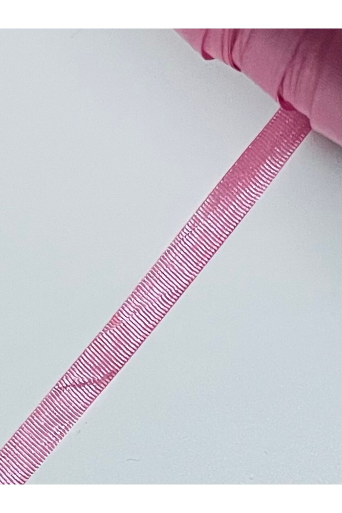 Ipek Nakış Kurdele 7mm. 50 metre. Renk: Koyu Pembe.