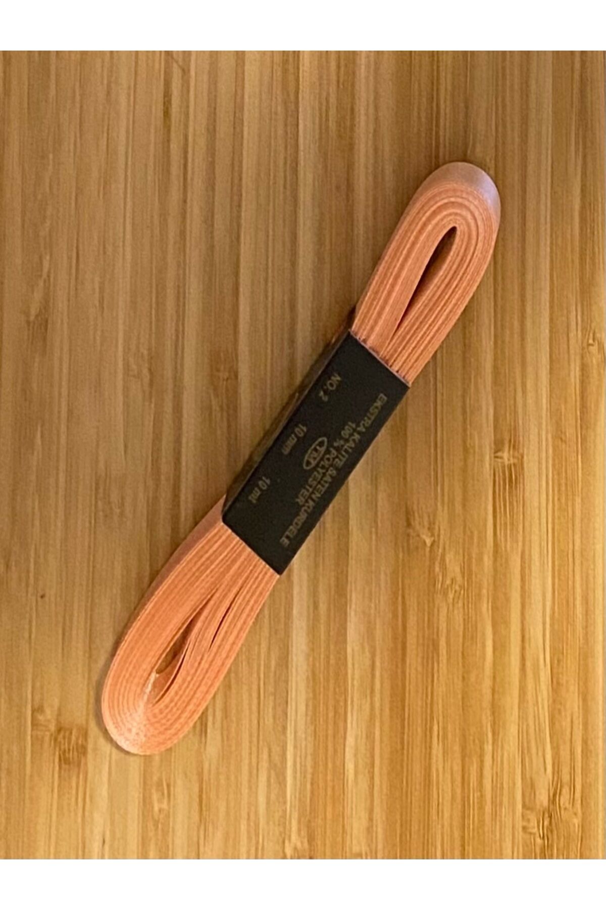 Saten Kurdele 1cm. 10metre. Renk No: 102. Somon.